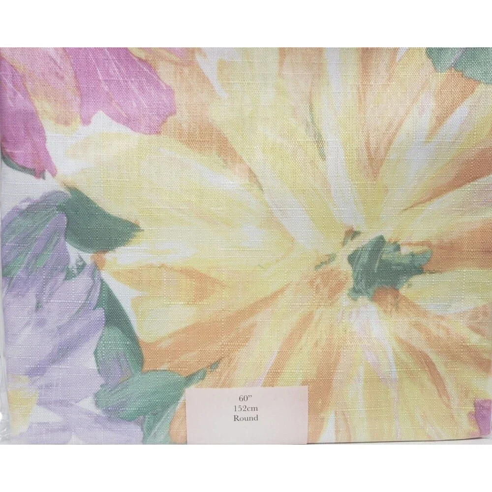 1 Fabric Printed Tablecloth, 60